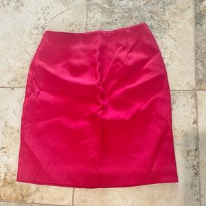 Gantos Red Vintage Pencil Skirt